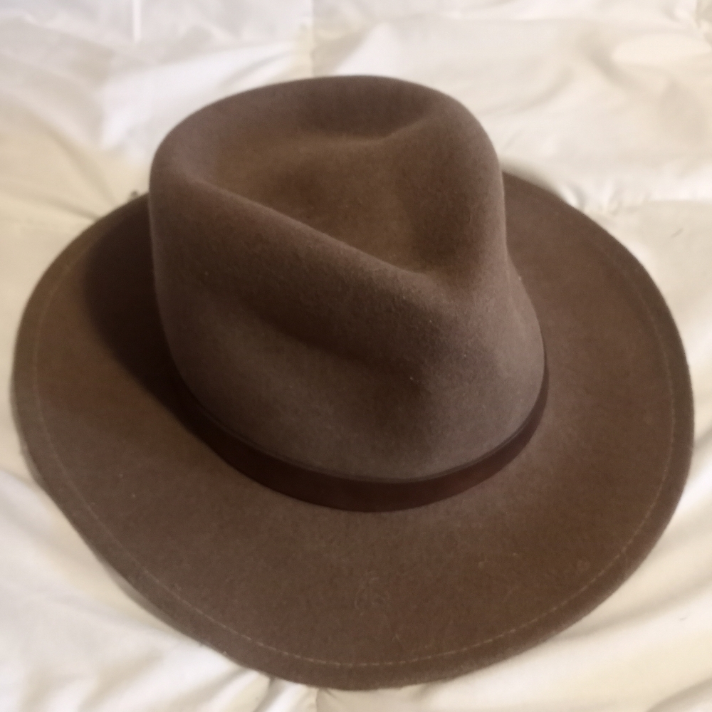 Pendleton 100% Wool Fedora Brown Sz Small
